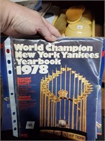 7 NY Yankees Yearbooks & Calendar