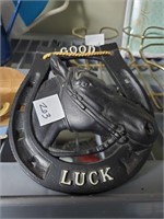 Metal Good Luck Horse & Shoe