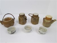 Vintage 60's Japanese Trainware Teapots,4 total