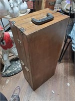 Lg. Wooden Artist/Painter Carry Case