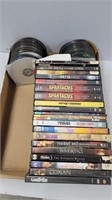 Lot of DVD movies and other misc. Dvds