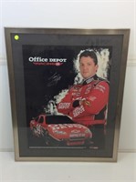 Tony Stewart autographed framed picture