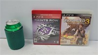 2 ps3 games saints Row, uncharted