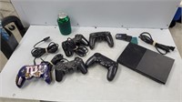 Ps2 console with controllers & memory cards, with