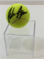 Andre Agassi autographed tennis ball