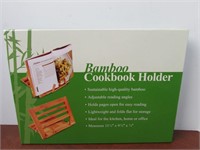 NEW Bamboo Cookbook Holder