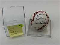 Bruce hurst autographed baseball