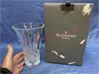 Waterford Crystal Lismore 8" flared vase w/ box