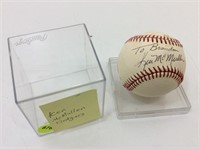 Ken McMullen autographed baseball