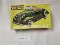Vintage 1937 Chevy Convertible Model Kit