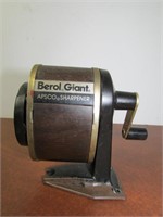 Vintage Berol Giant Apsco Pencil Sharpener