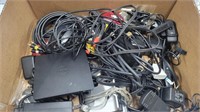 Lot of cords, chargers, and more misc.