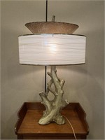 MCM Ceramic Driftwood Table Lamp