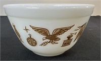 Pyrex w /Brown Eagle Small Bowl #401