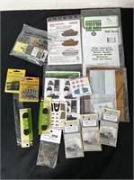 Military Model Decal’s & Parts Box Lot