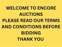 Welcome to Encore Auctions. Please take a moment