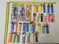 Lot of 32 Pez Dispensers 3 New Great Lot
