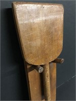 Primitive Antique Cutting Board w/ Cradle France