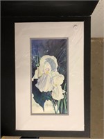 Iris BJ Clark Print Signed and Double Matted