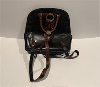 Leather Backpack or Purse Brahmin