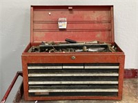 Vintage Craftsman Tool Box w/Contents