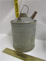 SMALL GALVANIZED GAS CAN