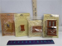 MINIATURE DOLL HOUSE WOODEN FURNITURE