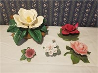 Flower Figures Lot of 5