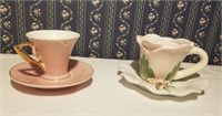 Tea Cup & Saucer Pair (Right is Home Interiors)