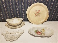 Limoges Gravy Boat, Decorative Plate & Dishes
