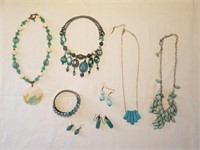 Necklaces, Earrings & Bracelet
