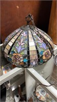 Flower Stained Hanging Light