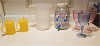 Pitcher, Jug, & Plastic Cups