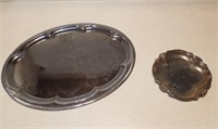 Silverplate Tray Pair