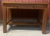 Vintage Wooden Desk/Library Table