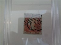 1841 PENNY RED POSTAGE STAMP