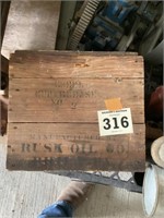 Rusk Oil Co. Philadelphia Pa. Signed on 2 sides