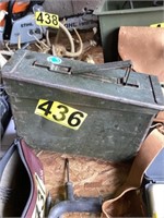 Metal Ammo Box w/ Chainsaw Sharpening Files and