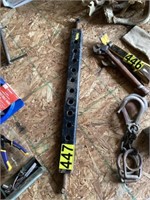 Category 1 3point hitch tool bar