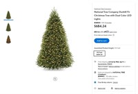 W3805 Dunhill Fir Christmas Tree w/LED Lights