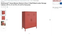 B279 2-Door 3-Shelf Metal Locker