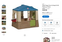 B302 Happy Home Cottage & Grill Playhouse, Plastic