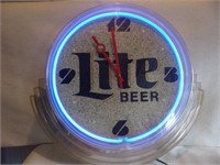 Lite Beer Neon Edge Lighted Clock