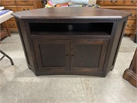 Amish handmade corner TV Stand - solid wood