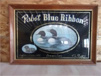 Pabst Blue Ribbon Beer Collector Mirror - Loon