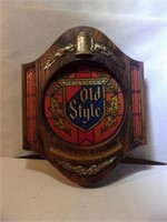 Old Style "Stain Glass" Display Sign