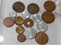 OF) Assorted World coins, some uncirculated