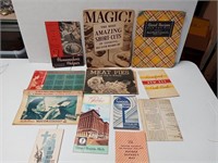 OF) Vintage collectible paper items