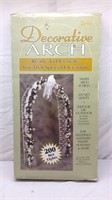 F5). DECORATIVE WEDDING ARCH, 8' high! In the box