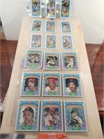 F5) MLB vintage refractor. 27 cards